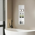 thumbnail image 2 of Stainless Steel Shower Niche 11" x 35" with 3 Shelves - Recessed Wall Mounted Shelf Organizer for Bathrooms, Kitchens, Living Rooms, Balconies (White), 2 of 18