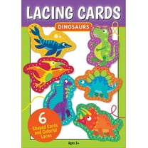 Dinosaurs Lacing Cards (Set of 6 Cards), (Hardcover)