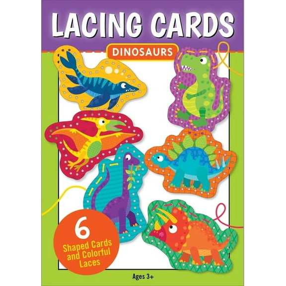 Dinosaurs Lacing Cards (Set of 6 Cards), (Hardcover)