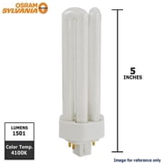 Sylvania 20882 75-Watt Equivalent T4 Energy Saving Decorative CFL Light Bulb Cool White (1-Bulb)
