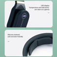 thumbnail image 5 of ventilador de cuello Yashi aire acondicionado portátil recargable sin aspas USB silencioso negro, 5 of 5