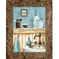 thumbnail image 2 of Gorham, Gregory 12x14 White Modern Wood Framed Museum Art Print Titled - Blue Bath III, 2 of 4