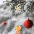 thumbnail image 4 of Jiyike 10pcs Christmas Hanging Hooks Xmas Ornament Hooks Festival Stocking Hangers Metal Hooks, 4 of 10