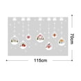 thumbnail image 4 of HZKAICUN Christmas Window Glass Decoration Stickers Merry Christmas Removable Dress Up DIY Wall Stickers Decals for Living Room Bedroom Shop Window, 4 of 8