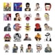 thumbnail image 2 of 50 pcs Bad Bunny Rapper King of Latin Trap Singer Stickers Ipod Laptop Graffiti, 2 of 5