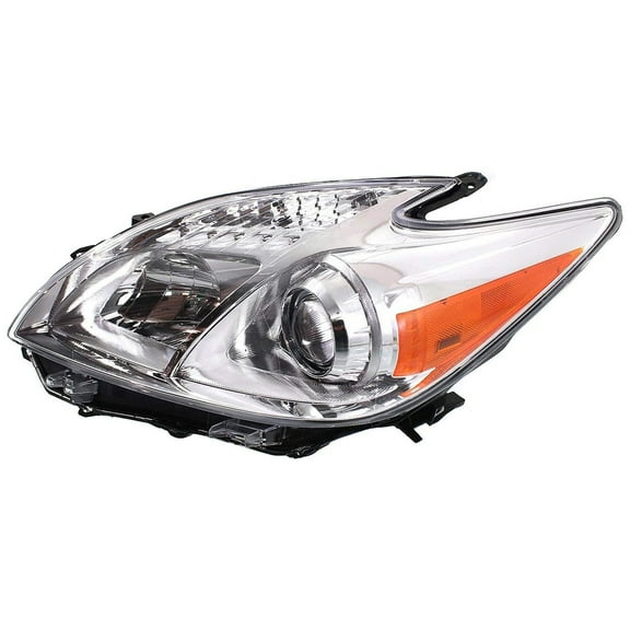 New Left Halogen Headlight Compatible With Toyota Prius Two Three Hatchback 4 Door 1.8L 2012 2013 2014 2015 By Part Number To2518134