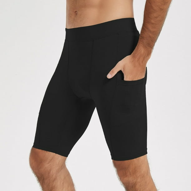 WILLBEST Pantalones Cortos de Compresión Informales para Hombre, Ropa Interior Deportiva Informal, Capa Base Atlética, Mallas Deportivas para Correr y Entrenar.