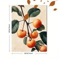 thumbnail image 3 of Qisvanset 12x16 Inch Cherry Fruit Canvas Wall Art, Coquette Style Art Decor for Kitchen Nursery Apartment, 3 of 8