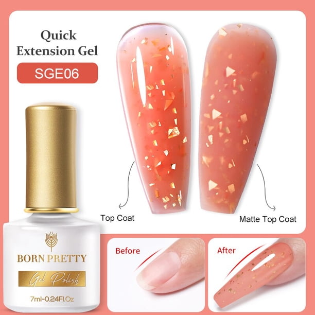 BORN PRETTY 7ML Jelly Nude Gel polaco translúcido rosa lechoso blanco uñas Gel manicura UV LED semipermanente Soak Off esmalte de uñas Deng Xun unisex
