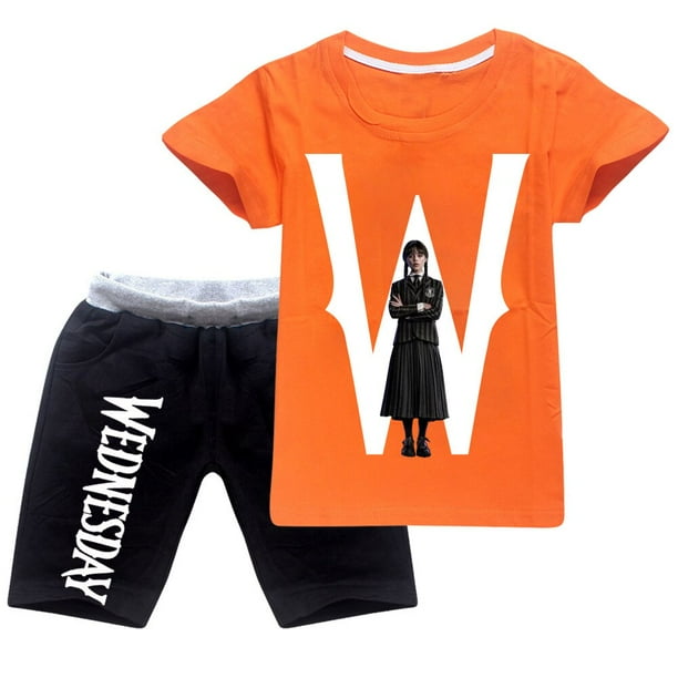 Disfraz de carnaval para niñas, novedad de verano 2023, camisetas y pantalones cortos de manga corta, trajes para niños de 3 a 15 años zhangyuxiang LED