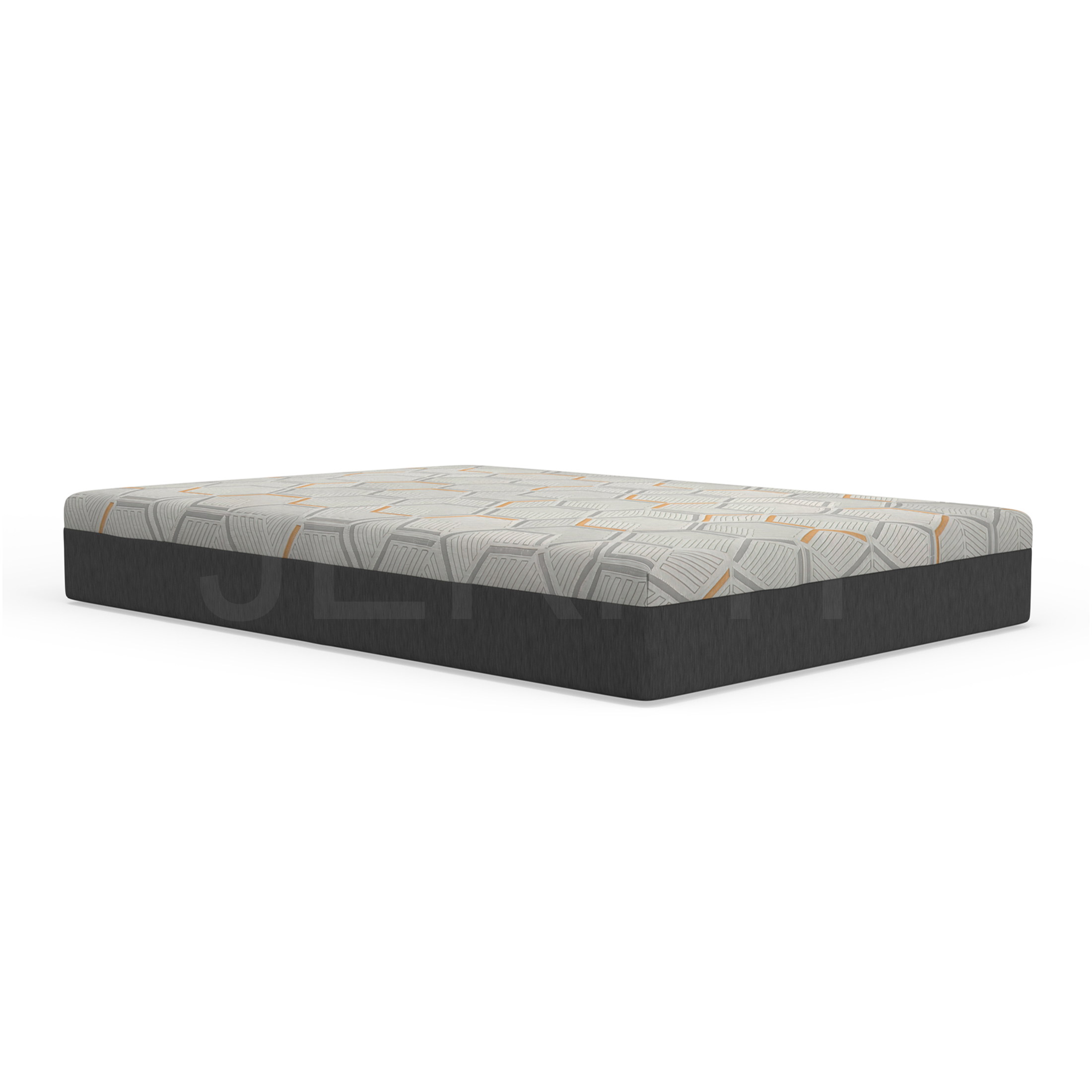 JERFIT 12 Inch King Split Cooling Gel Memory Foam Mattress, Edge Support, AirGrid Technology, Pressure Relief, Medium Firm, Bed-in-a-Box