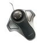 Kensington Optical Orbit Trackball Mouse, Two-Button, Black/Silver