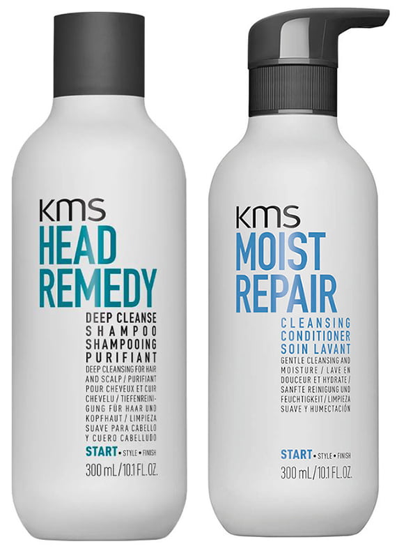 A , KMS Set - Head Remedy Deep Cleanse & Moist Repair Hair Kit - Walmart.com