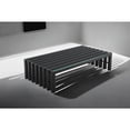 thumbnail image 3 of Pangea Home Vlad Rectangle Modern Metal Coffee Table in Black, 3 of 7
