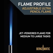 Bernzomatic Quickfire Propane Torch Gun with Trigger-Start Ignition and Adjustable Flame Control