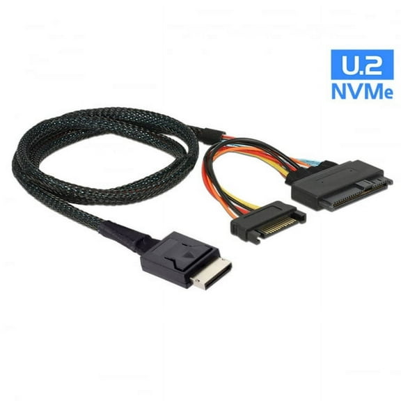 Chenyang CY Oculink SFF-8611 to U.2 U.3 SFF-8639 NVME PCIe PCI-Express SSD Cable for Mainboard SSD Convertor