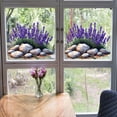 thumbnail image 6 of Specollect 4 Pcs Purple Window Stickers for Home Decor, Static Cling Removable Film for Glass Doors and Windows, 6 of 6
