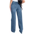 thumbnail image 5 of Frostluinai Ripped Jeans Womens High Waist Baggy Straight Leg Denim Pants Casaul Wash Boyfriends Jeans with Pockets, 5 of 10