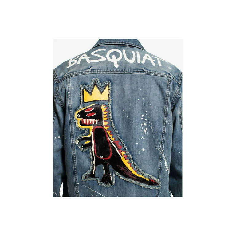 Sean John Men's Basquiat Pez Denim Jacket, Krylon Wash XL - NEW