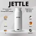 thumbnail image 4 of Jettle Travel Electric Kettle 450ml - Portable Bottle-Style Water Heater with Temperature Control & Auto Shut-Off - Stainless Steel for Tea, Coffee & Soup - White, 4 of 15