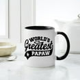 thumbnail image 6 of CafePress - World's Greatest Papaw Mug - 11 oz Ceramic Mug - Novelty Coffee Tea Cup, 6 of 6