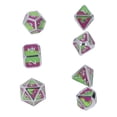 thumbnail image 3 of Dados de metal para fiestas, 7 piezas de dados poliédricos de metal, dados poliédricos de metal, juego de dados poliédricos, instalación sencilla, 3 of 14