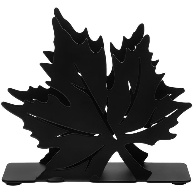 Napkin Holder Standing Tissue Dispenser Table Tissue Holder Maple Leaf Napkin Stand for Party Restaurant