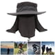 thumbnail image 4 of Gorras de pesca máscara de malla de ala ancha desmontable Gorras de protección solar de nailon para pesca para mochileros para caza para senderismo para hombre para mujer ANGGREK Otros, 4 of 7