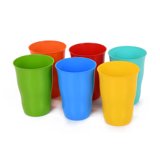 Mintra Home Reusable Colorful Drinking Set - Plastic Cups 11 Ounce ...