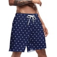 thumbnail image 4 of Men's Summer Casual Swim Trunks American Flag Beach Shorts, 4 of 4