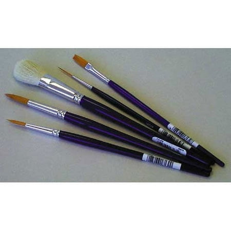 UPC: 0014173361752 | Grumbacher Academy Watercolor Brush – Stroke  Short Handle  Size 1/2
