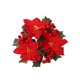 thumbnail image 1 of Candelabro de corona con anillos para velas de Navidad, decoración para velas, guirnalda de anillos para festivales, velas cónicas, Acción de Gracias, Rojo 20cm, 1 of 9