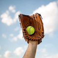 thumbnail image 4 of Yellow Sports Practice Softballs, 12-inch Official Size And Weight Softball, Unmarked & Leather Covered Training Ball For Games, Practice1pcyellow, 4 of 5