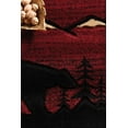 thumbnail image 3 of United Weavers Cottage Area Rug 2055 41234 Treetops Burgundy Sunset Repeat 2' 7" x  4' 2" Rectangle, 3 of 3