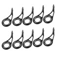 thumbnail image 2 of LOVIVER 10x Stainless Steel Lure Fishing Tackle Rod Guide Tip Repair Kit Rod Tackle 8mm, 2 of 7