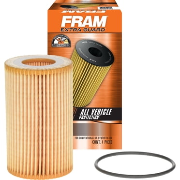FRAM Extra Guard Filter CH8158, 10K mile Oil Filter for Audi, Porsche