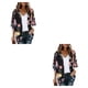 thumbnail image 1 of Sonducket Verano mujer Tops media manga cubrir frente abierto ropa viaje portátil al aire libre Casual ocio poliéster blusa regalo Type8 NO8, 1 of 6