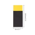 thumbnail image 2 of INSPIRE CHIC Father's Day Men's Prefolded Solid Pocket Squares Suit Handkerchief 7.3"x3.1" for Wedding Party Business Yellow One Size, 2 of 6
