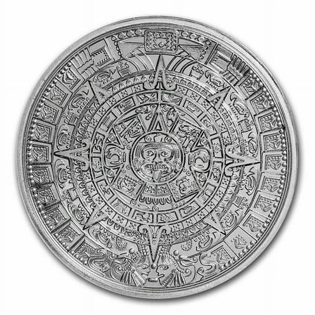 1 oz Silver Round - Aztec