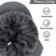 thumbnail image 5 of 2026 New Sherum Cozy Head Beanie,Fanyil Cozy Head Beanie,Beanie Winter Hat with Brim and Ear Flaps,Beanie Knitted Hat with Fleece Lining, Warm Ear Protection,for Unisex, 5 of 7