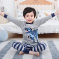 thumbnail image 1 of Conjuntos de pijamas para niños y niñas, ropa de dormir de Navidad, otoño e invierno, 2022, 1 of 4