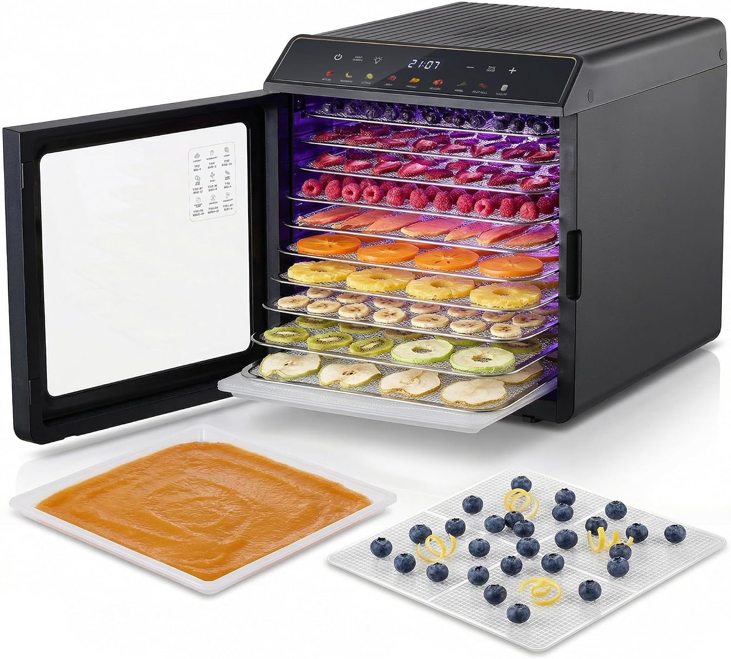 Free Shipping! Excalibur 5-Tray Food Dehydrator with Digital 48-HR