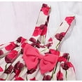 thumbnail image 3 of StylesILove Baby Toddler Girls Ruffle Short Sleeve Ribbed Top and Floral Suspender Skirt 2pcs Flower Dress Outfit (Pink, 12 Months), 3 of 8
