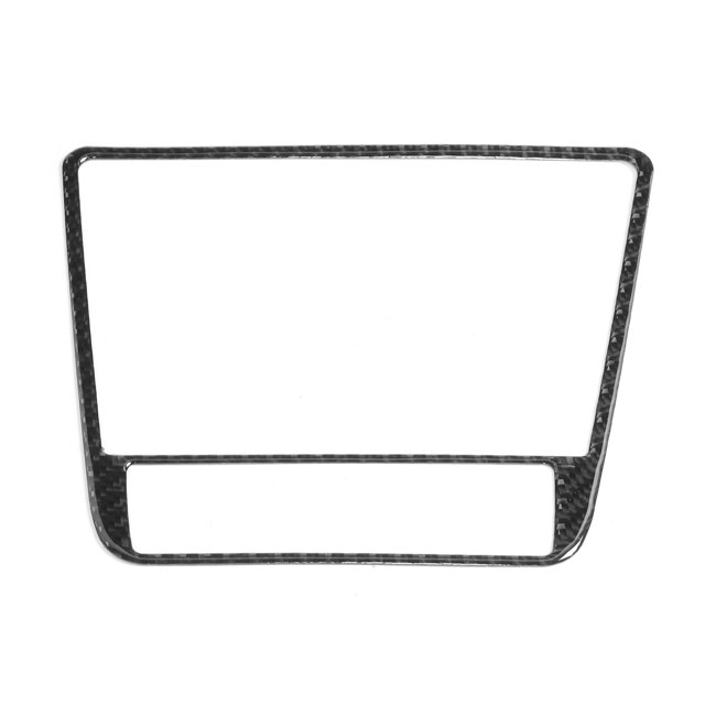 Cubierta de la caja de cambios de la consola, caja de almacenamiento de control central, marco del panel, cubierta de fibra de carbono para coche, rendimiento confiable