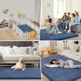 thumbnail image 6 of Teler Baby Play Mat, 59"x79" Memory Foam Area Rug – 1.2" Thick Playpen Mat for Toddlers and Children, Yoga Mat, Exercise Pad Mat, Carpet (Navy Blue), 6 of 7