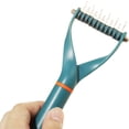 thumbnail image 5 of ERK 1Pcs Gentle Small Grooming For Deshedding And Removal Lightweight Comb For Cats And Dogs Easy Cleaning Slicker Brush For Home Use, 5 of 5
