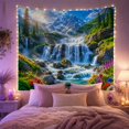 thumbnail image 2 of Mountain Multi Tiered With Waterfall As, Mystical Fantasy for Space Lovers, Galaxy Room Decor, Mother's Day Gift, Tapestry Wall Hanging for Bedroom and Living Room, 2 of 7