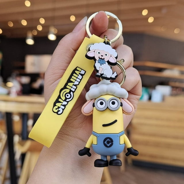 NAOJIE Minion Keychain,Cute Keychain,Keychain Cute,Cute Keychains,Cool Keychains,Delicate Doll Cute Personality Key Chain Key Chain Men And Women Hanging Ornaments