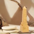 thumbnail image 2 of 2Pcs Egyptian Tower Golden Obelisk Desktop Decor Stress Relief Resin, 2 of 9