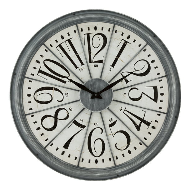 La Crosse Technology 20 Silver Og Round Contemporary Wall Clocks 404 3950 Com - Contemporary Silver Wall Clocks